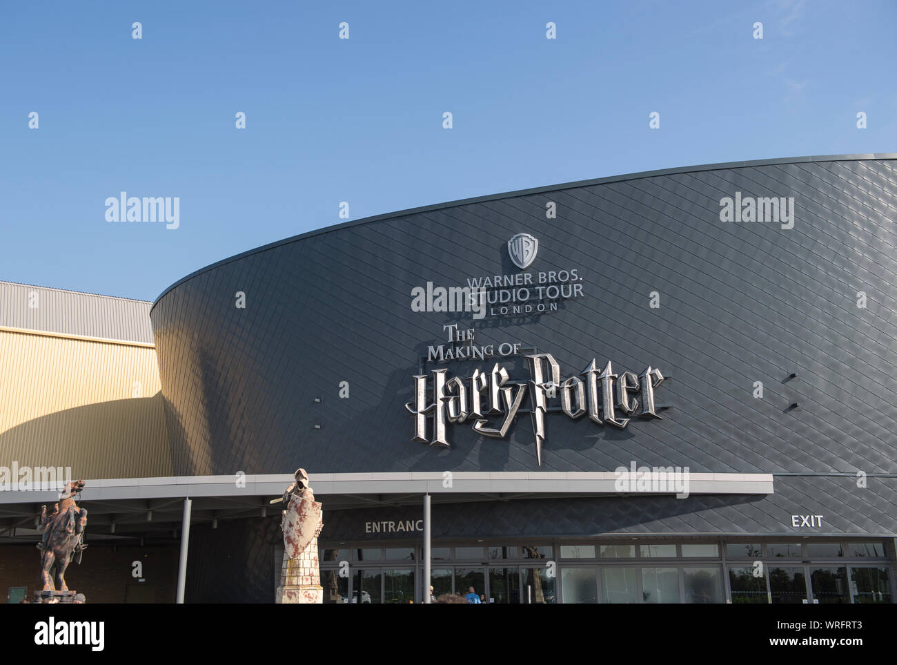 Extérieur de la décision de Warner Bros Studio Tour Harry Potter À Leavesden, Hertfordshire, England, UK Banque D'Images