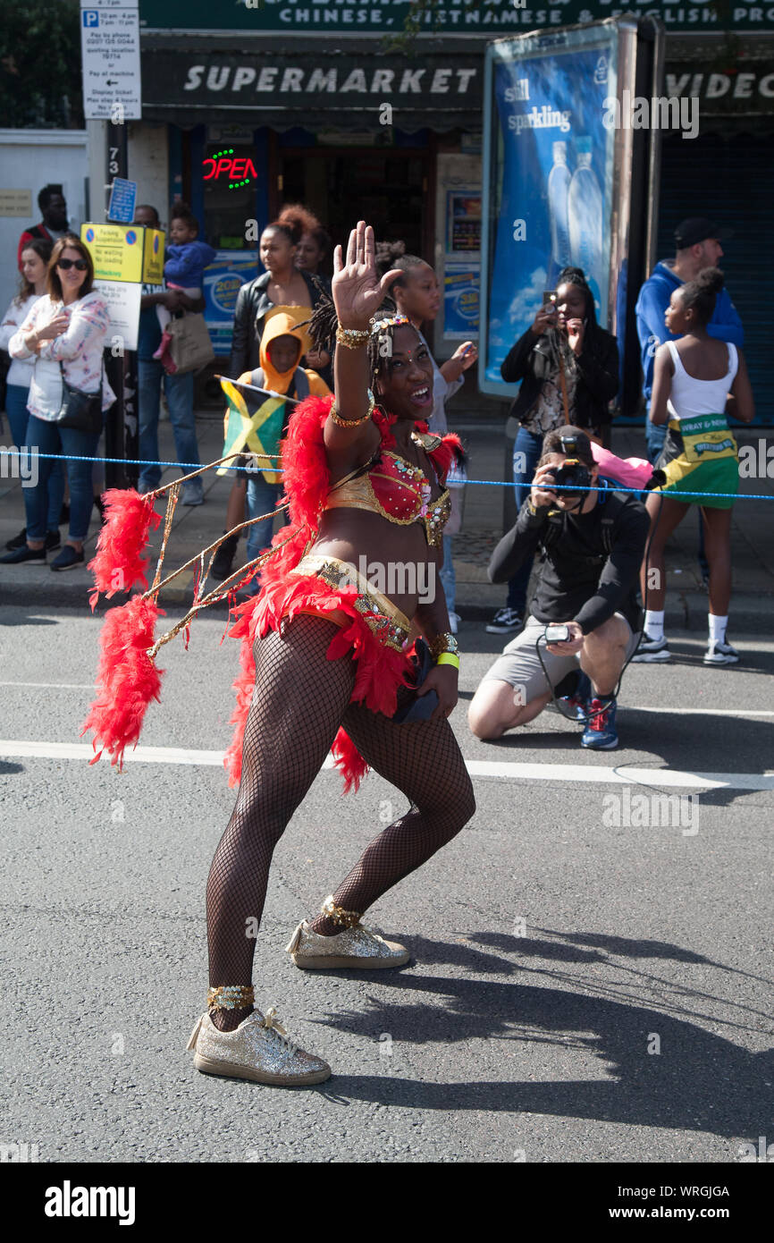 Carnaval Antillais de Londres Hackney Banque D'Images