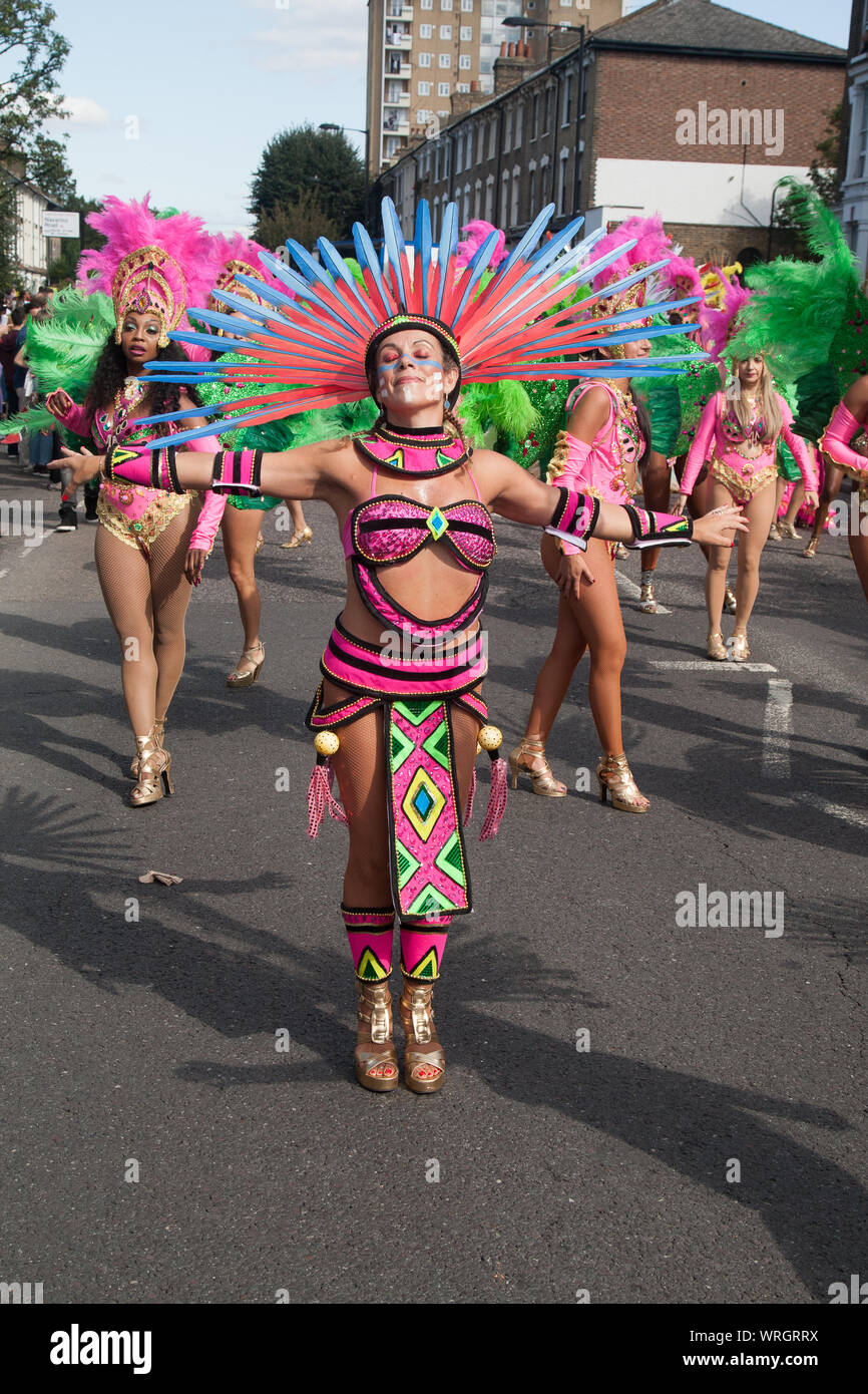 Carnaval Antillais de Londres Hackney Banque D'Images