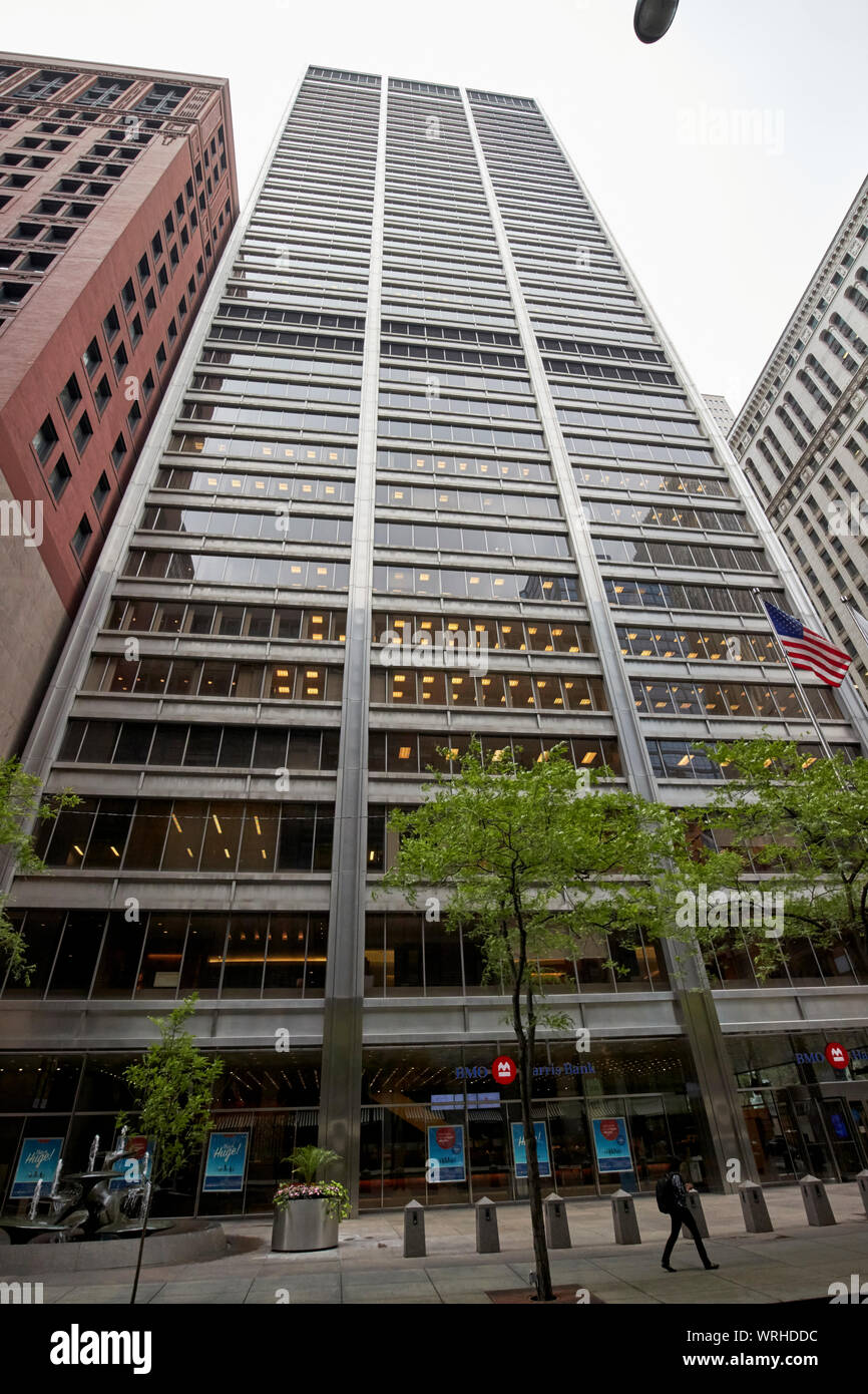Siège de BMO Harris Bank Chicago Illinois USA Banque D'Images