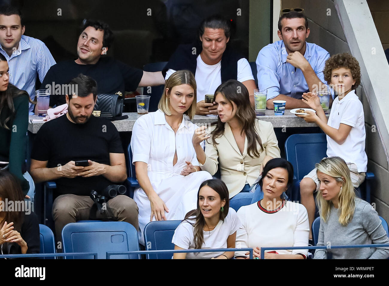 New York, USA. 05Th Sep 2019. Karlie Kloss modèle montres Rafael Nadal de l'Espagne contre la Russie de Medvedev Daniil dans la finale du tournoi à l'Arthur Ashe Stadium de l'USTA Billie Jean King National Tennis Center le 08 septembre 2019 à New York. Agence Photo crédit : indépendante/Alamy Live News Banque D'Images