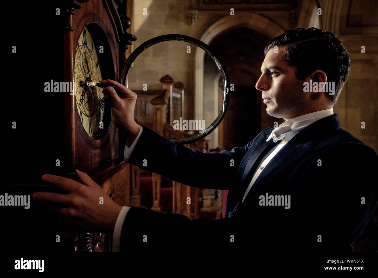 DATE DE SORTIE : Septembre 20, 2019 TITRE : Downton Abbey STUDIO : Focus Réalisateur : Michael Engler RÉSUMÉ : adapté de la série télévisée Downton Abbey qui raconte l'histoire de la famille Crawley, un riche propriétaire d'une grande propriété dans la campagne anglaise au début du 20e siècle. Avec : Michael C. FOX comme Andy . (Crédit Image : © Focus/photos) Banque D'Images