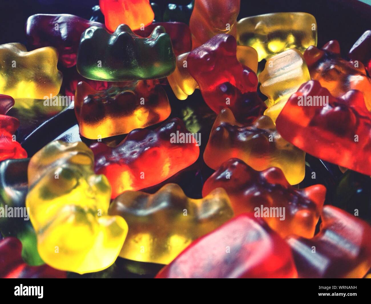 Close Up of Gummy Bears Banque D'Images