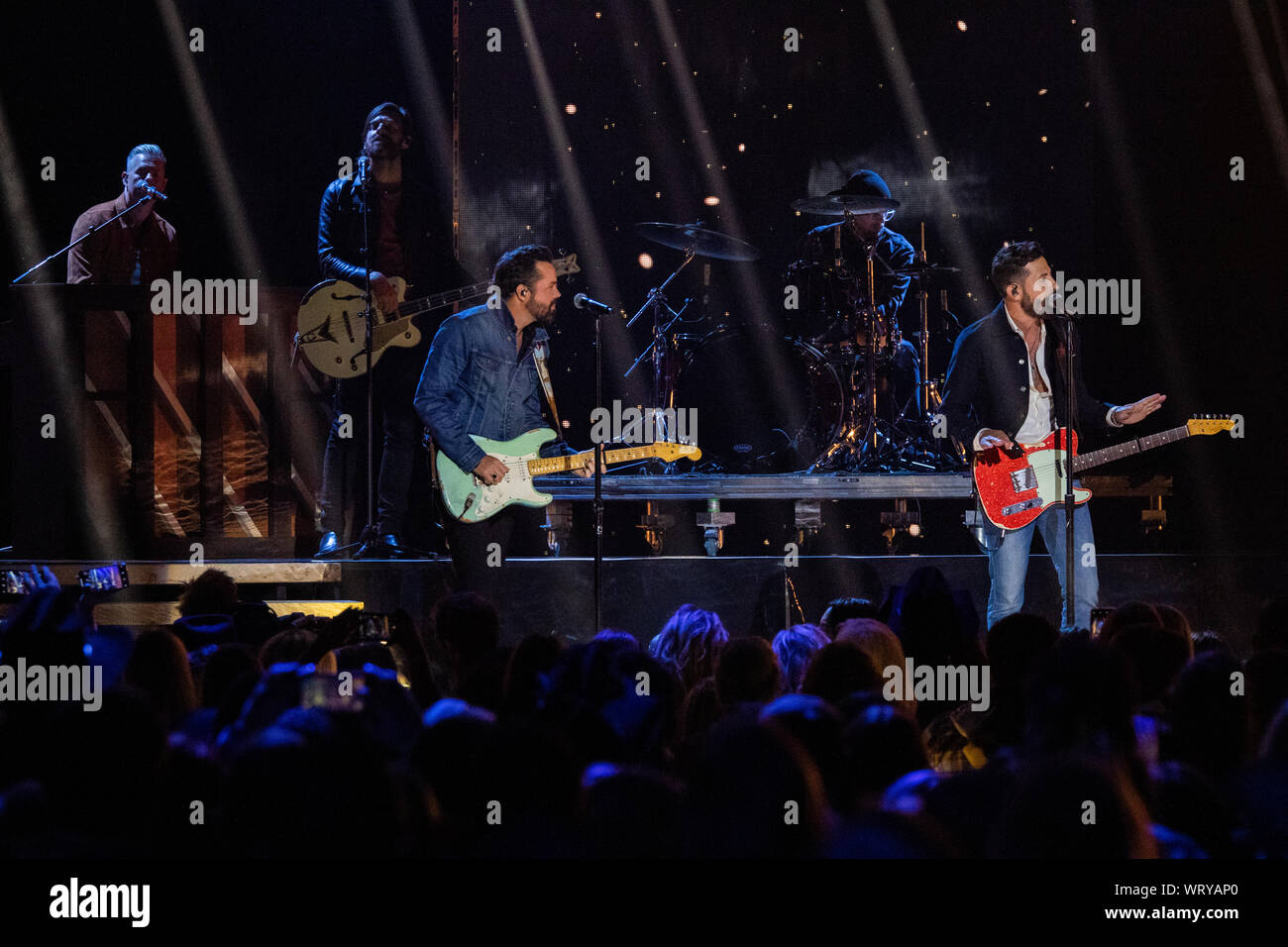 Calgary, Canada. 05Th Sep 2019. Groupe de musique country Old Dominion effectue au cours de la 2019 Canadian Country Music Association Awards show. Credit : SOPA/Alamy Images Limited Live News Banque D'Images