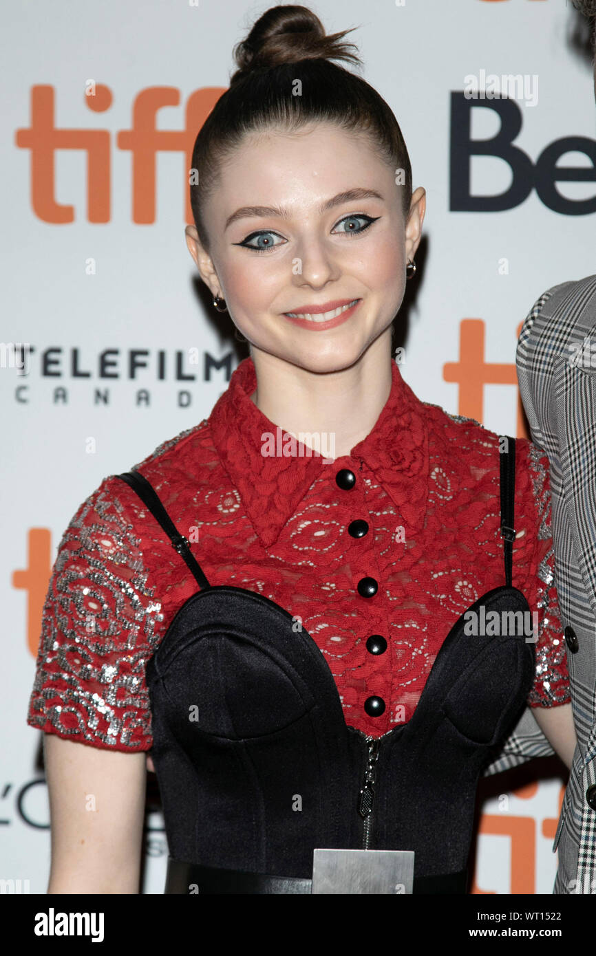 Thomasin McKenzie participant à la "Jojo Lapin' premiere pendant le 44e Festival International du Film de Toronto au Princess of Wales Theatre Le 8 septembre 2019 à Toronto, Canada. Banque D'Images