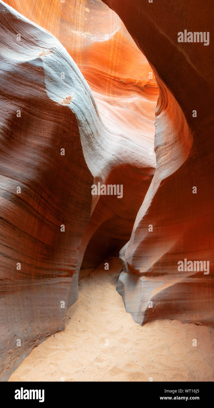 Antelope Canyon natural rock formation, Page, Arizona Banque D'Images