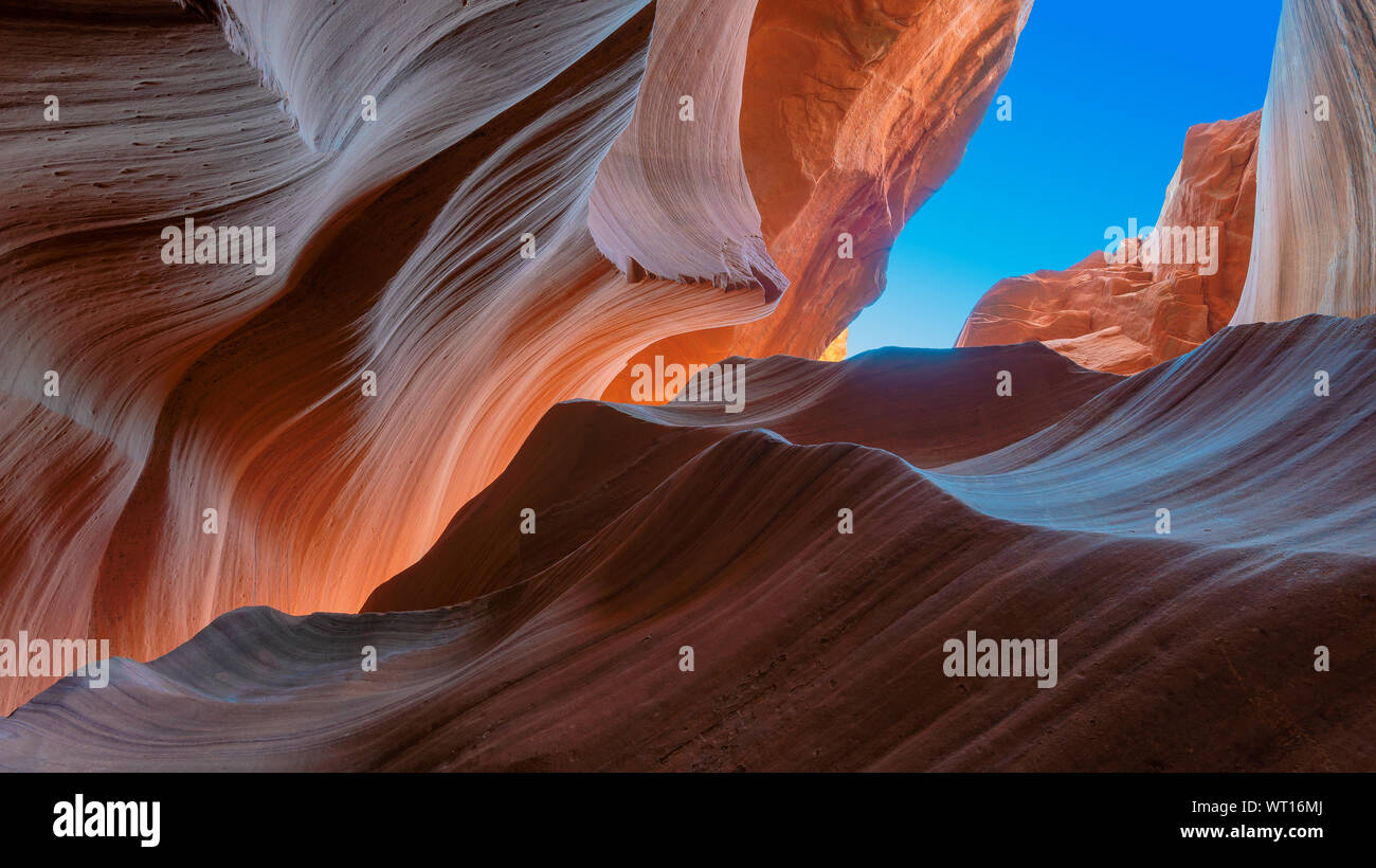 Antelope Canyon natural rock formation, Page, Arizona Banque D'Images