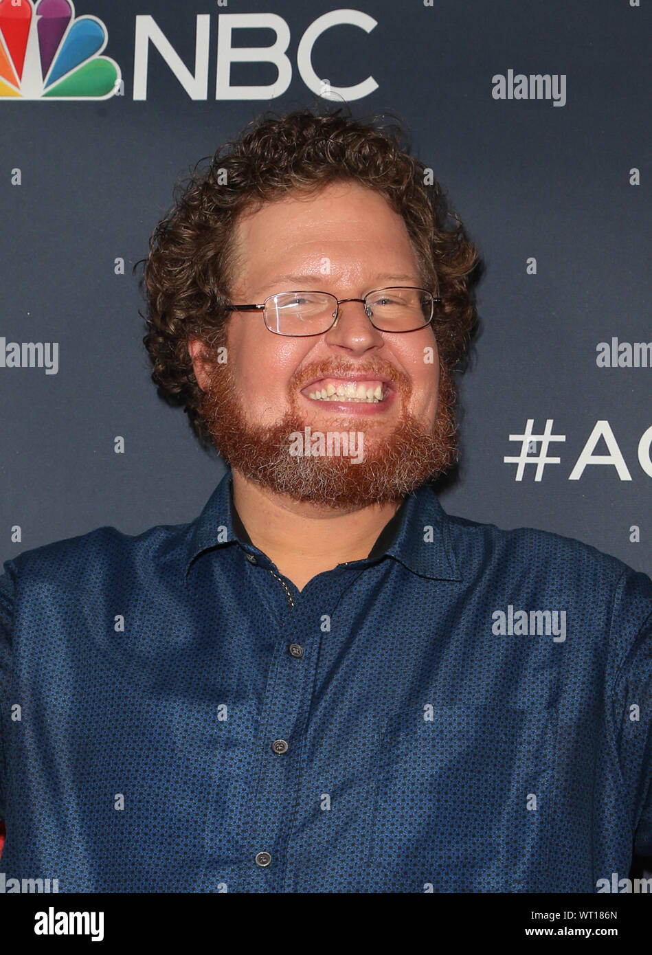 Hollywood, CA. 10 Sep, 2019. Ryan, Niemiller à 'America's Got Talent' saison 14 Live Show Tapis Rouge à la Kodak Theater à Hollywood, Californie le 10 septembre 2019. Credit : Faye Sadou/media/Alamy Punch Live News Banque D'Images