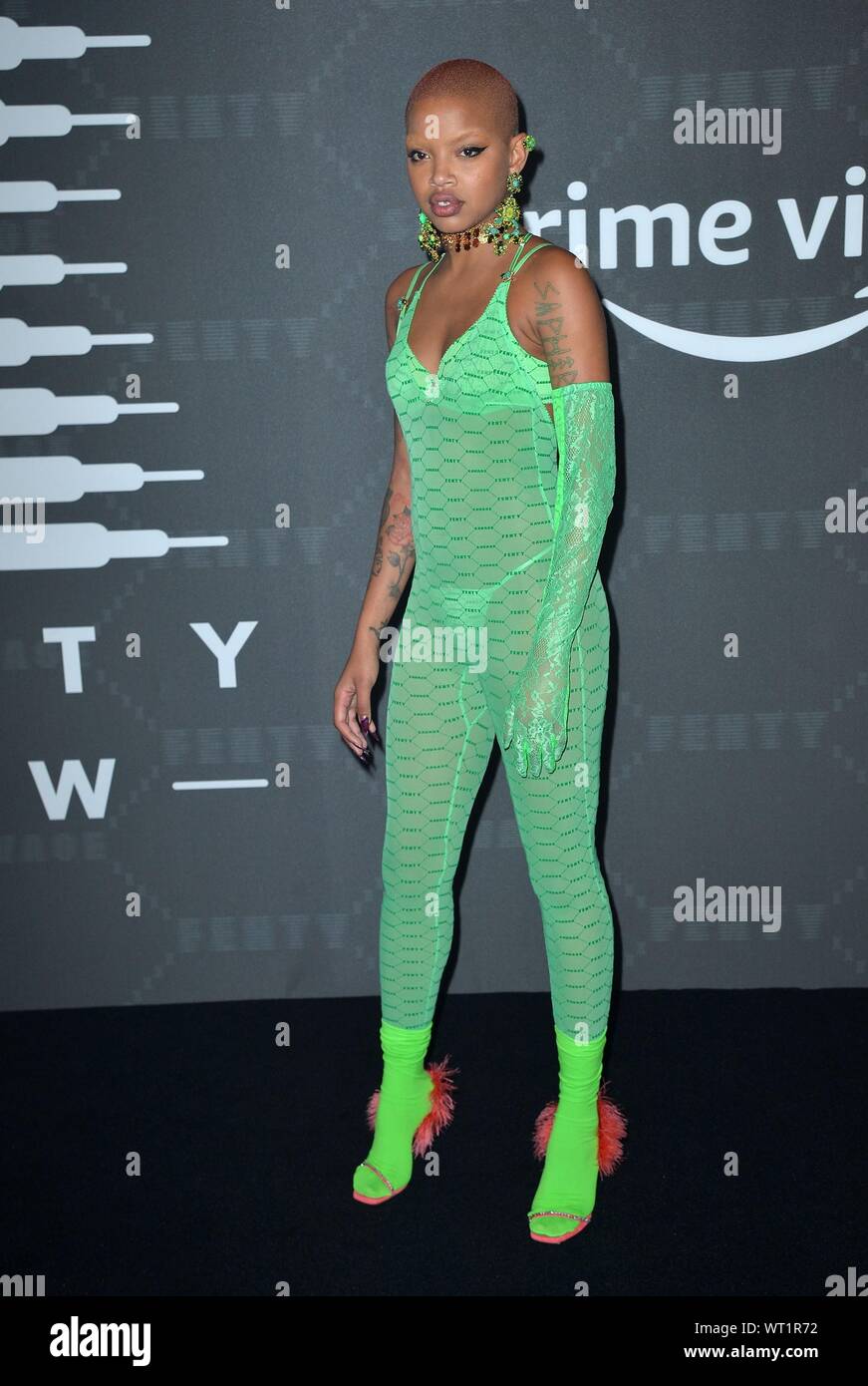 Brooklyn, NY, USA. 10 Sep, 2019. Slick Woods présent pour Savage X Fenty spectacle présenté par Amazon premier vidéo, Barclays Center, Brooklyn, NY, 10 septembre 2019. Credit : Kristin Callahan/Everett Collection/Alamy Live News Banque D'Images