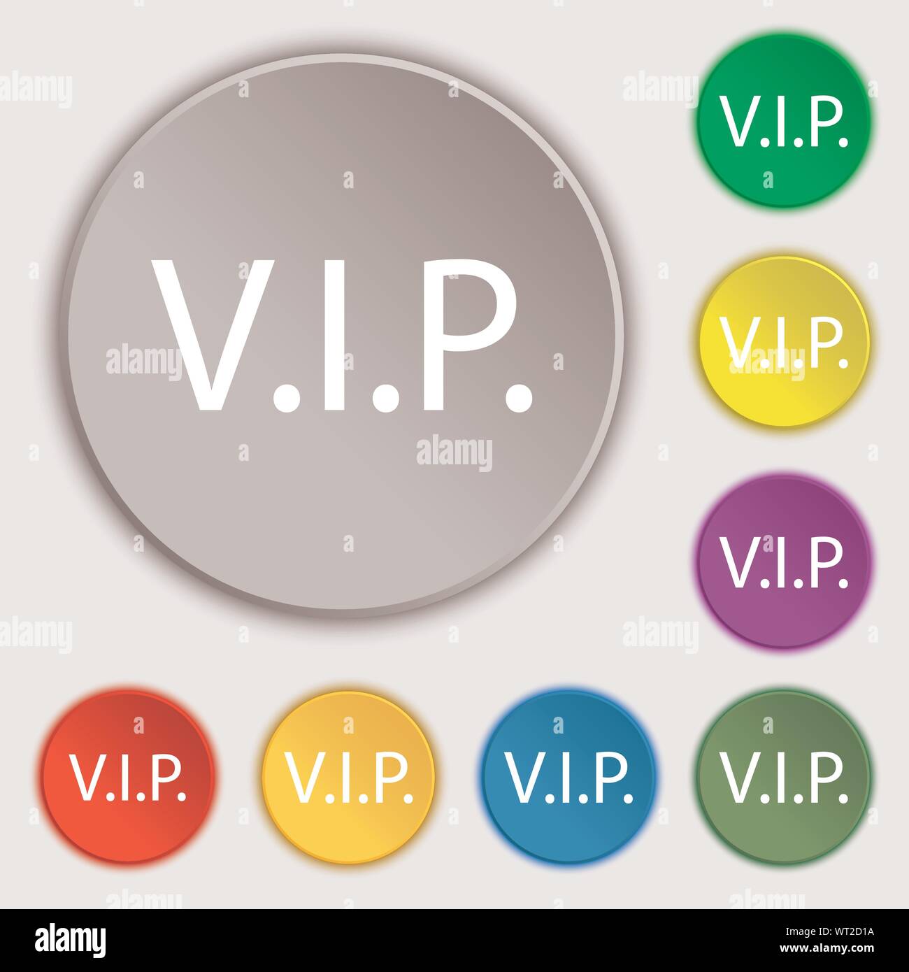 Icône de signe Vip. Symbole d'adhésion. Personne très importante ...