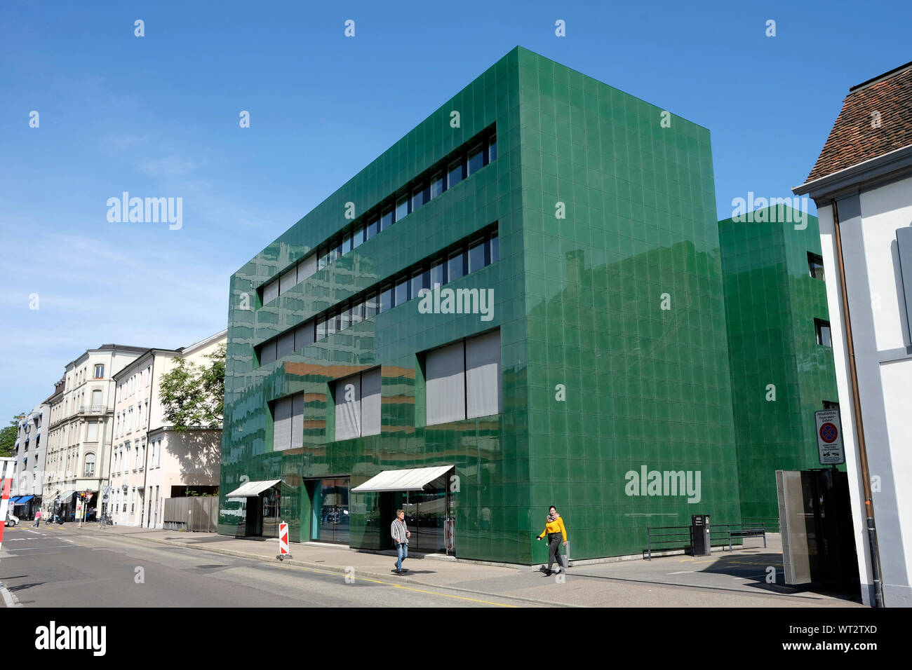 Une vue générale du bâtiment Rossetti, l'Institut de pharmacie de l'hôpital de Bâle, Suisse Banque D'Images