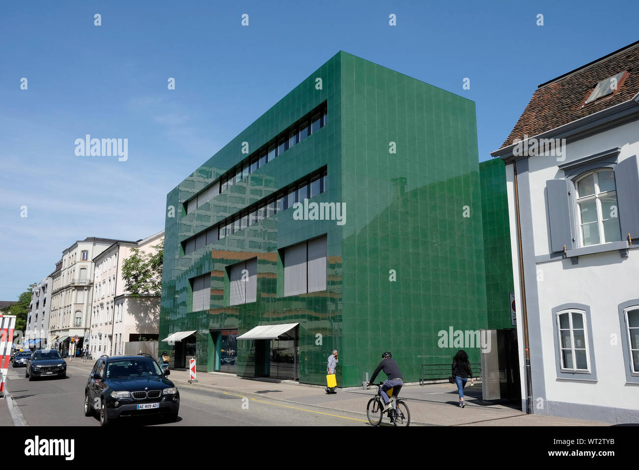 Une vue générale du bâtiment Rossetti, l'Institut de pharmacie de l'hôpital de Bâle, Suisse Banque D'Images