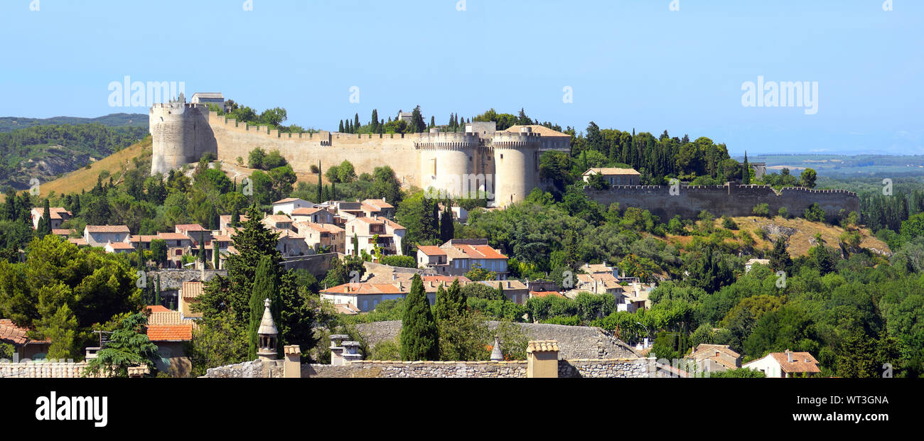 Ancienne forteresse baptisé Fort Saint-André . Villeneuve-lès-Avignon. Provence. La France. Banque D'Images