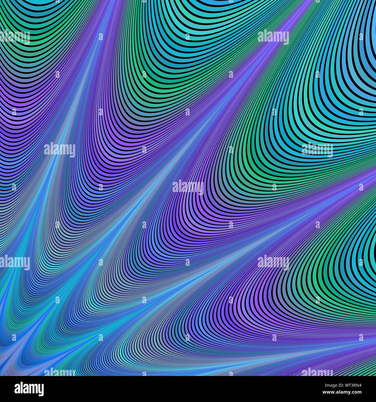 Colorful abstract digital art fractal vecteur conception d'arrière-plan Illustration de Vecteur