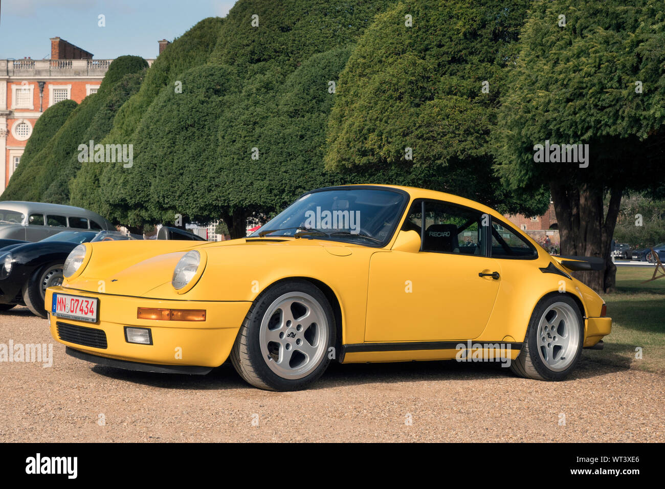 1987 Porsche Ruf CTR "Yellow Bird". Banque D'Images