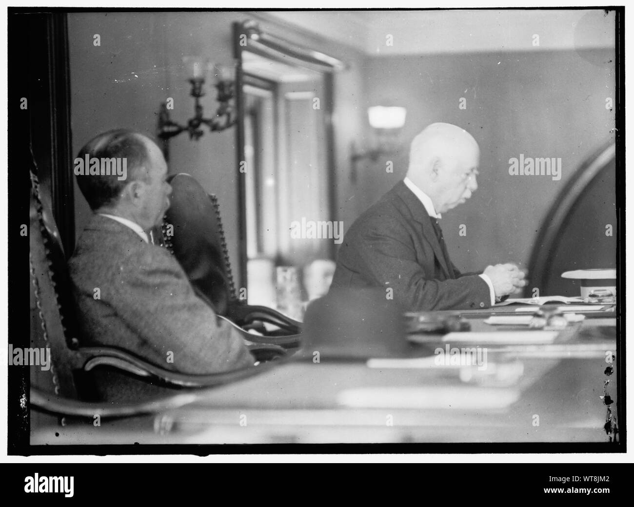 MELLEN, CHARLES SANGER. Le président du chemin de fer. Droite, AVEC C.C. McCHORD Banque D'Images