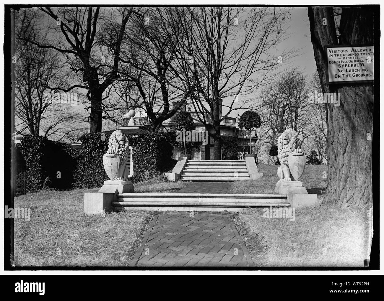 MONTICELLO. PATH Banque D'Images