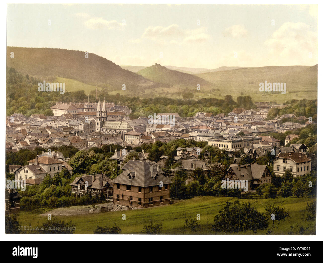 Meiningen, Thuringe, Allemagne ; Banque D'Images
