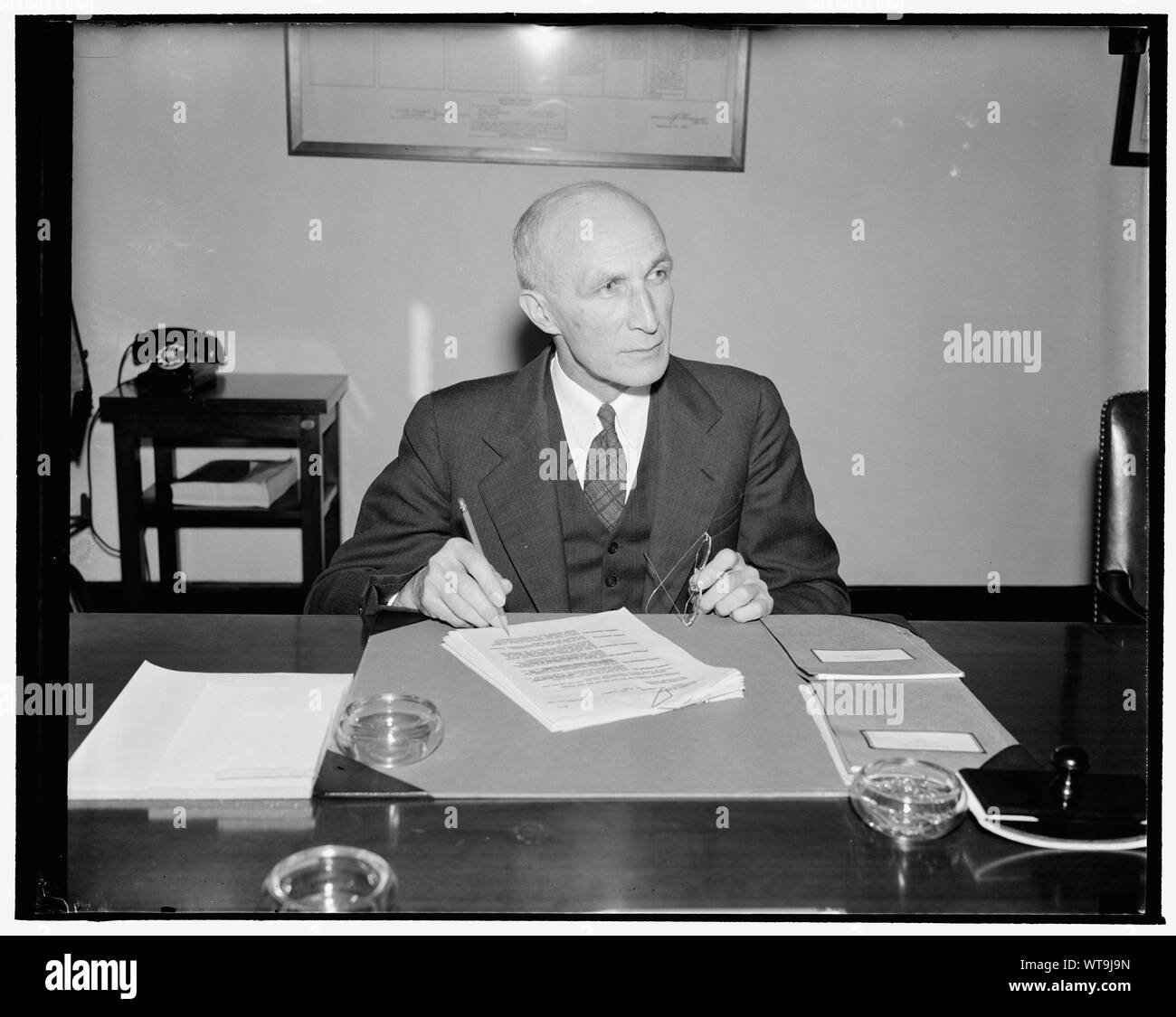 Membre du Conseil de la sécurité sociale. Washington, D.C., le 19 décembre. Une nouvelle photo de George E. informel Bigge, membre du Conseil de la Sécurité Sociale Banque D'Images