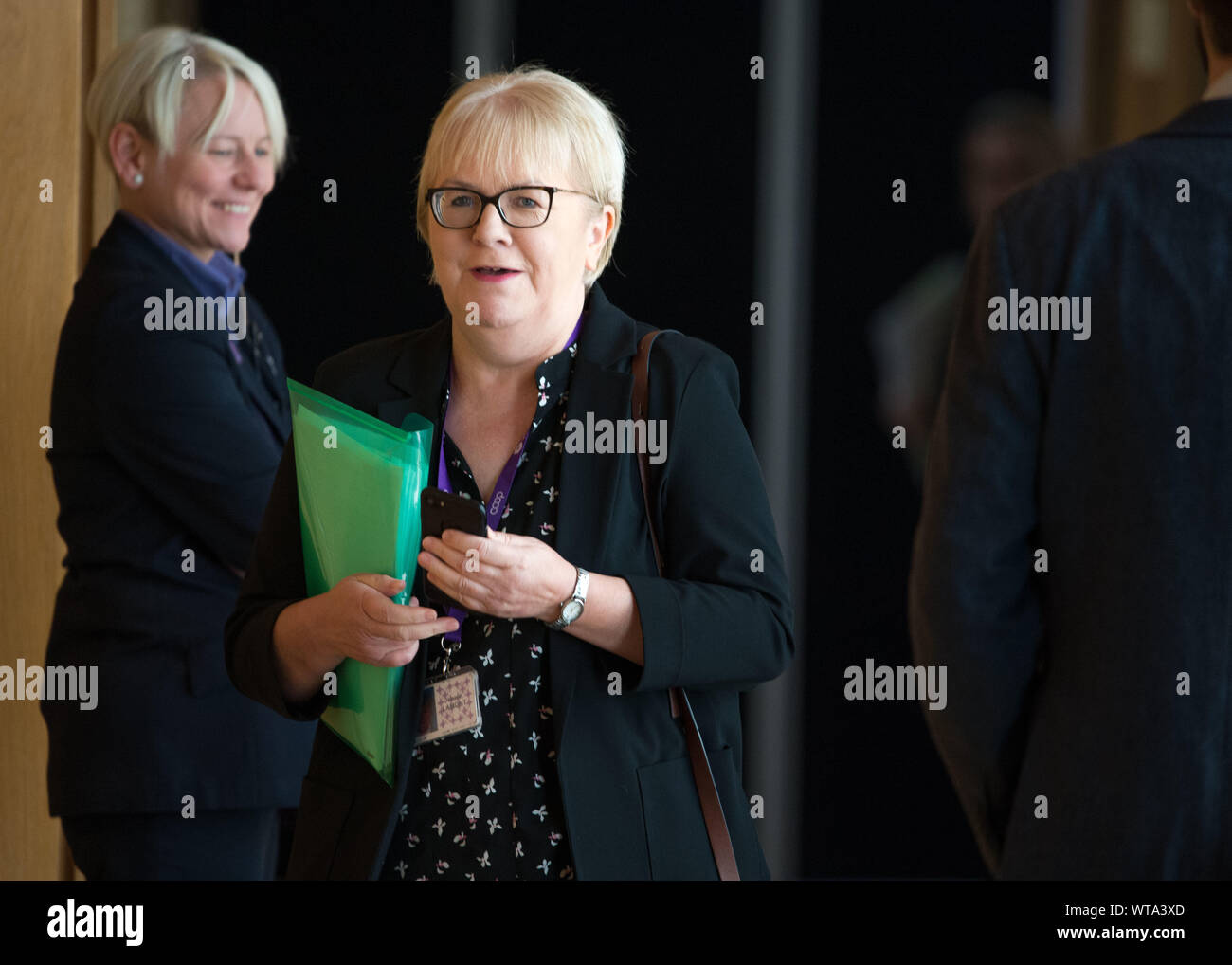 Édimbourg, Royaume-Uni. 5 Septembre 2019. Photo: Johann Lamont MSP - Glasgow scènes de Holyrood avant les premiers ministres les questions reviennent à la chambre après le congé d'été. Crédit : Colin Fisher/Alay Live News Banque D'Images