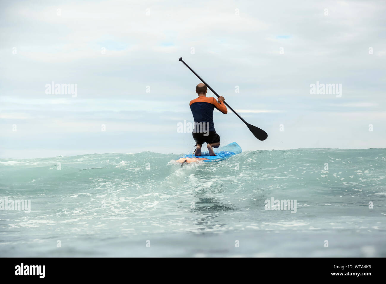 Surfer Sup Banque D'Images