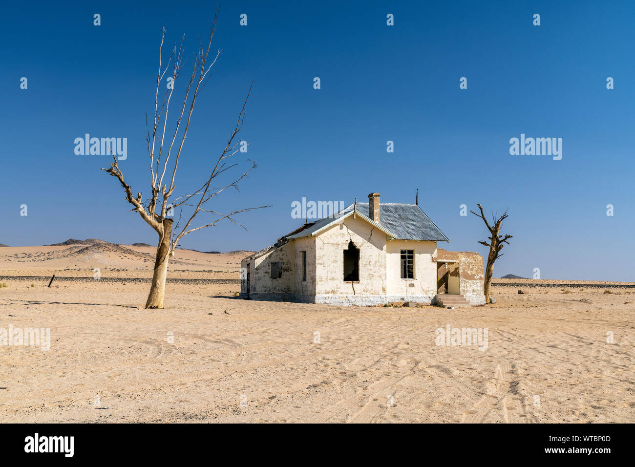 La gare la plus proche de Ghost, Goageb Karas, Namibie Banque D'Images