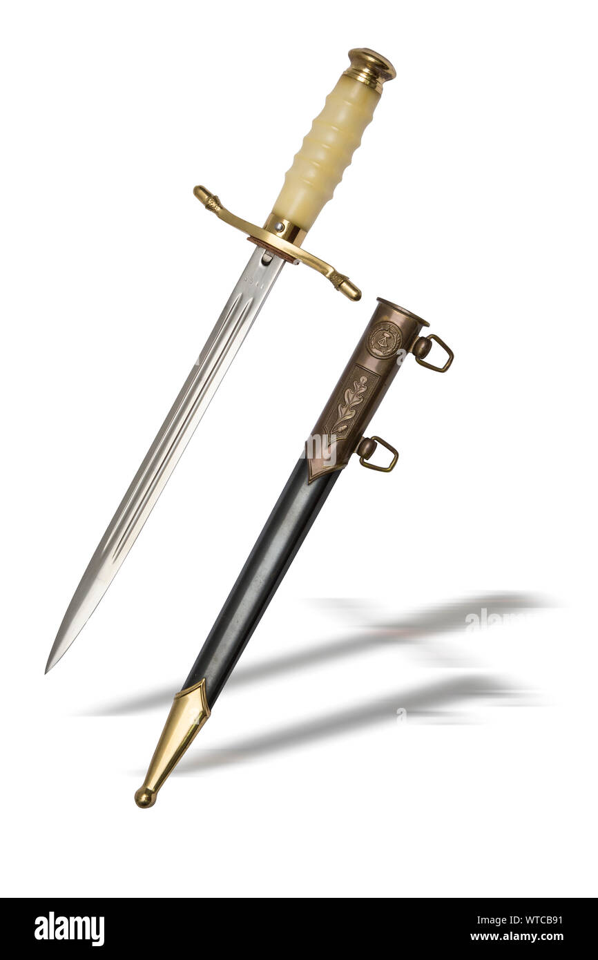 L'Allemagne de l'Est (RDA) l'armée et la force aérienne officer dagger, modèle 1961 de l'ère soviétique. Banque D'Images