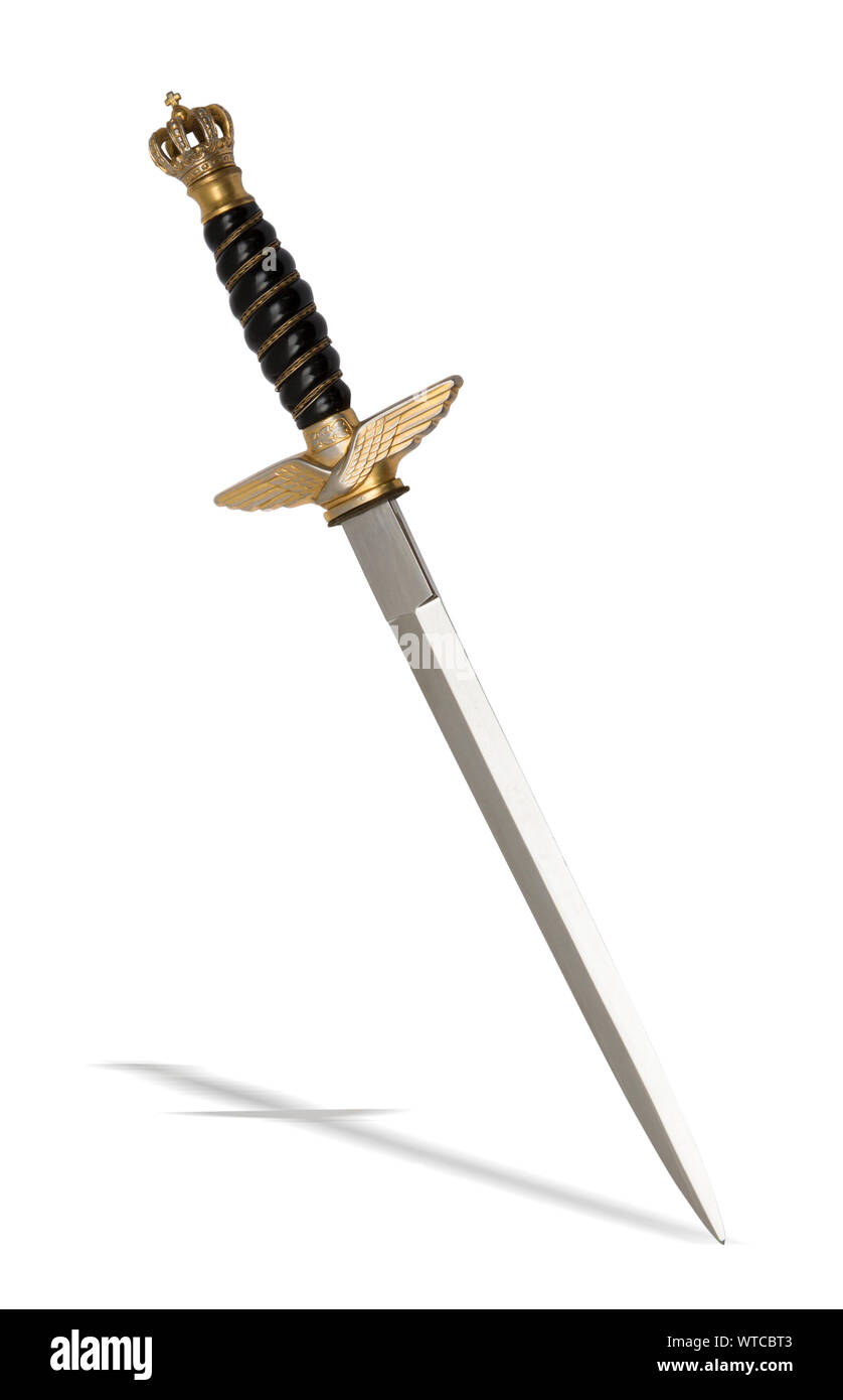 Dutch Royal Air Force officer dagger, modèle 1964 pour les officiers de la force aérienne, adjudantwarrant, officiers et sous-officiers à porter avec grande tenue et Banque D'Images