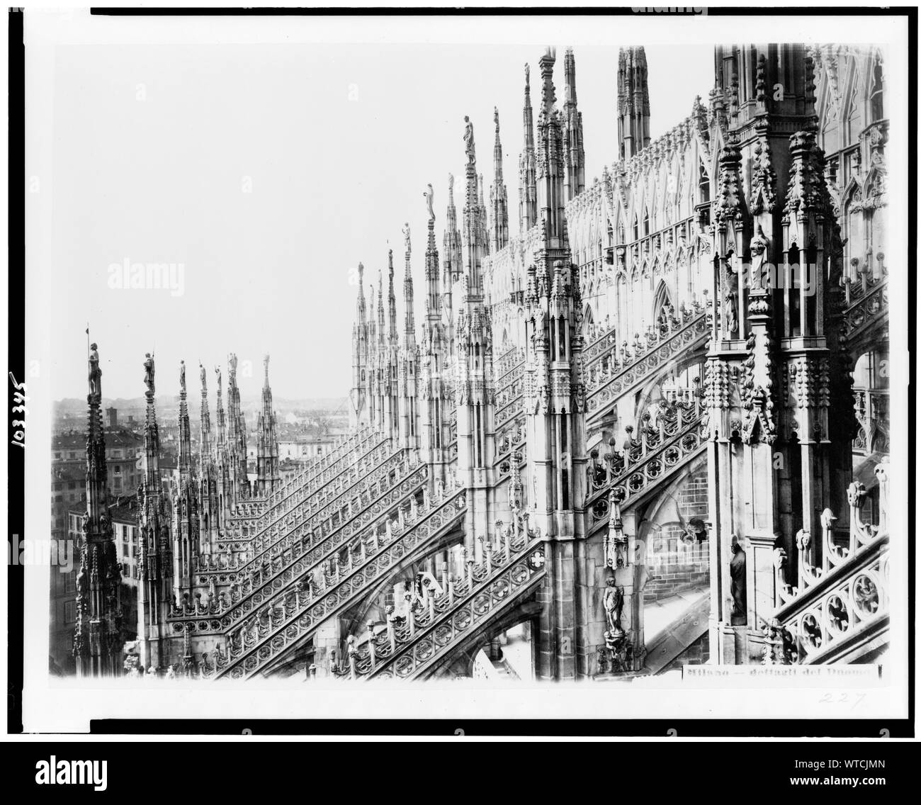 Milano--détails del duomo Banque D'Images