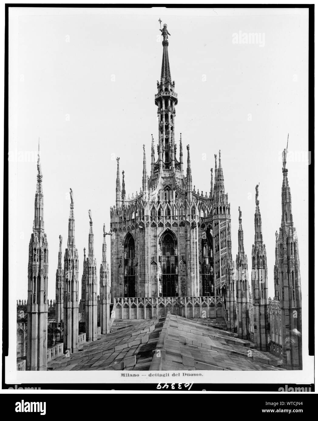 Milano--détails del Duomo Banque D'Images