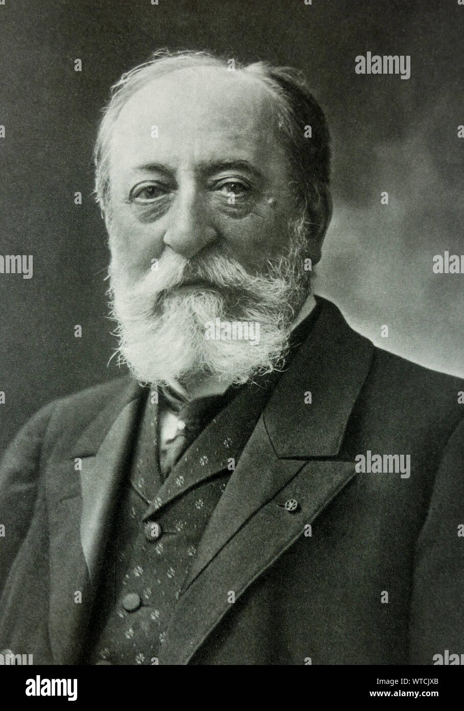 Charles-Camille Saint-Saëns (1835 - 1921) était un compositeur français, organiste, chef d'orchestre et pianiste de l'époque romantique. Banque D'Images Charles-Camille Saint-Saëns (1835 - 1921) était un compositeur français, organiste, chef d'orchestre et pianiste de l'époque romantique. Banque D'Images