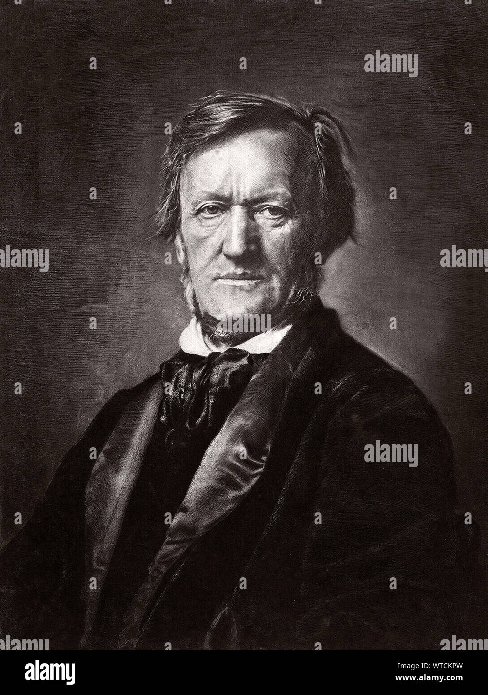 Wilhelm Richard Wagner (1813 - 1883) était un compositeur, directeur de théâtre, orchestre, et polémiste qui est principalement connu pour ses opéras Banque D'Images