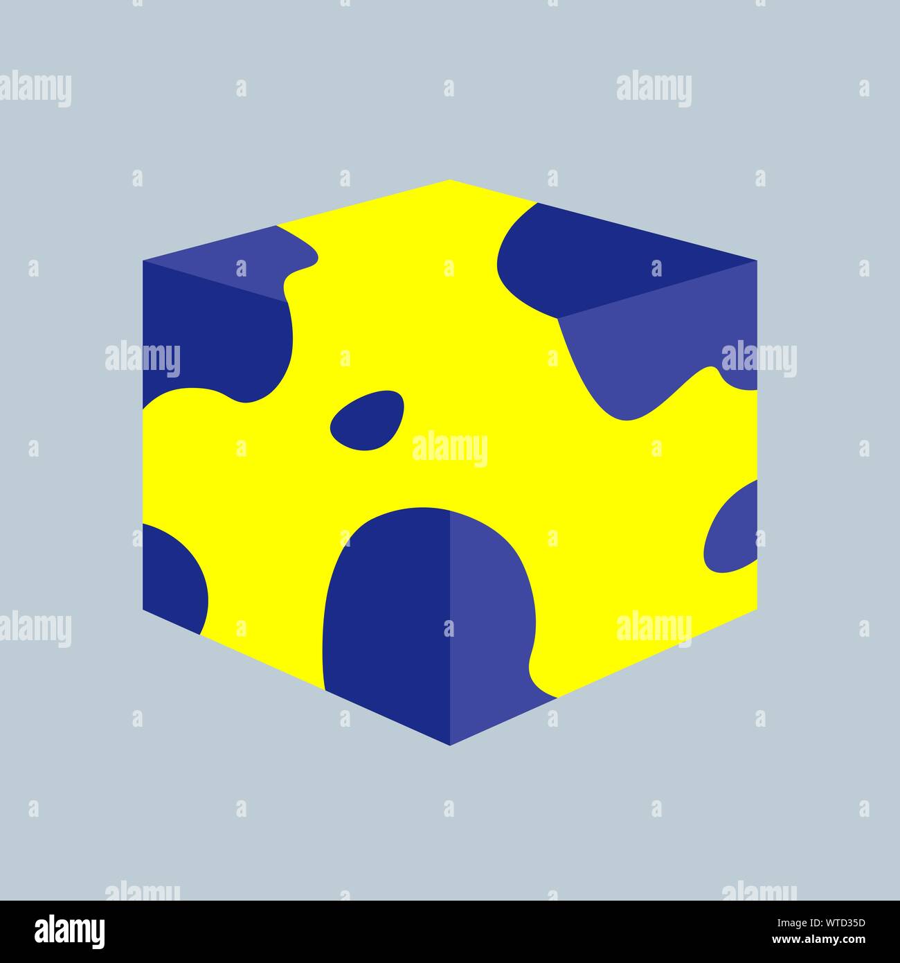 Cube 3D. Vector illustration pour votre conception. EPS 10 Illustration de Vecteur