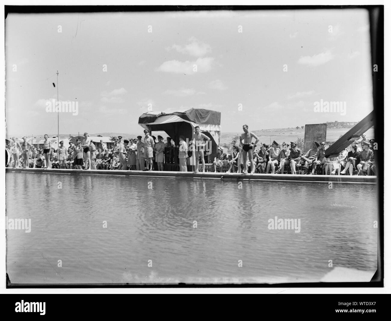 Auberge militaire, Tel Aviv Banque D'Images