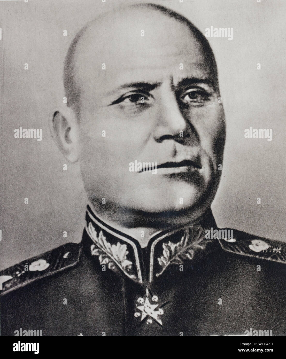 Semyon Timoshenko (1895 - 1970) était un commandant militaire soviétique et maréchal de l'Union soviétique. Banque D'Images