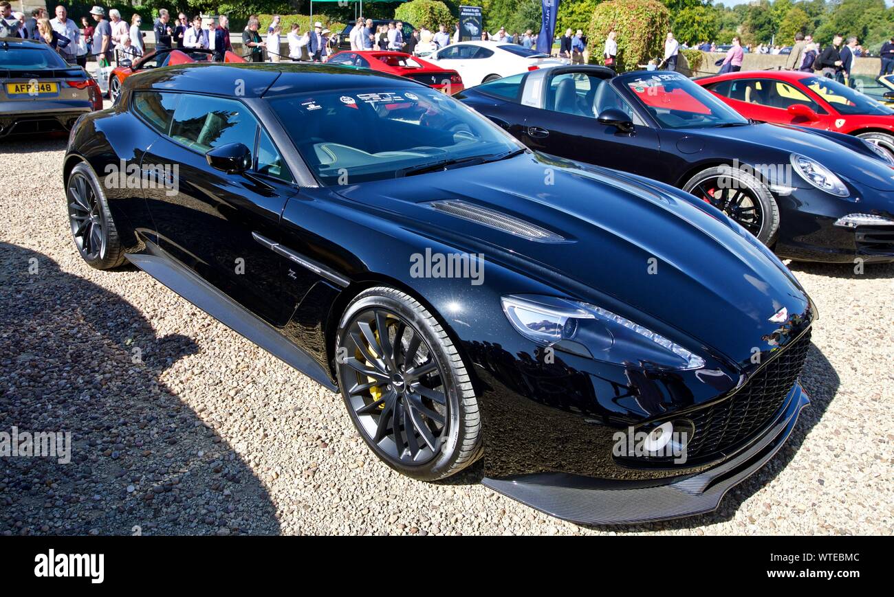 Aston Martin V12 Zagato au salon de l'Concours d'elégance à Blenheim Palace, le 8 septembre 2019 Banque D'Images
