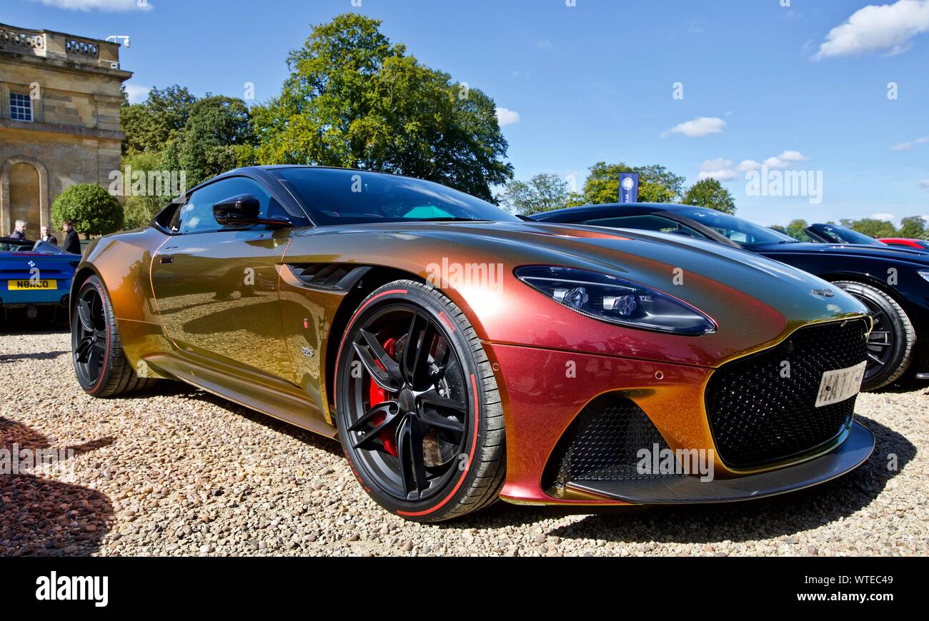 Aston Martin DBS Superleggera sur spectacle au 2019 Concours d'elégance à Blenheim Palace, le 8 septembre 2019 Banque D'Images