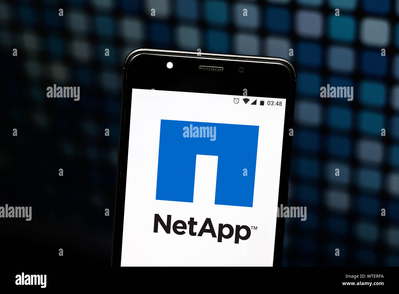 Juillet 24, 2019, Brésil : Dans cette photo illustration le logo NetApp est vu affichée sur un smartphone. (Crédit Image : © Rafael Henrique/SOPA des images à l'aide de Zuma sur le fil) Banque D'Images