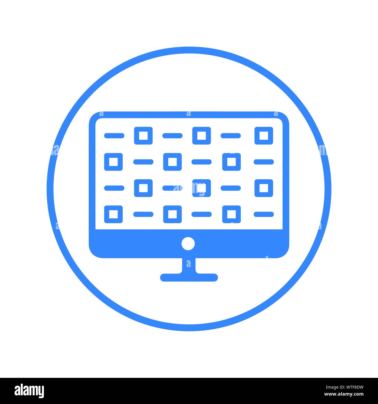 Les données de code, hack, hacking icône. Illustration de Vecteur