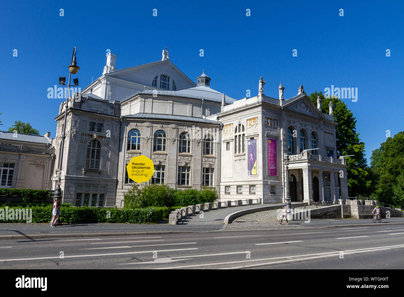 Le Prinzregententheater (Prince Regent Theatre) concert hall et de l'opéra sur Prinzregentenplatz dans Munich, Bavaria, Banque D'Images