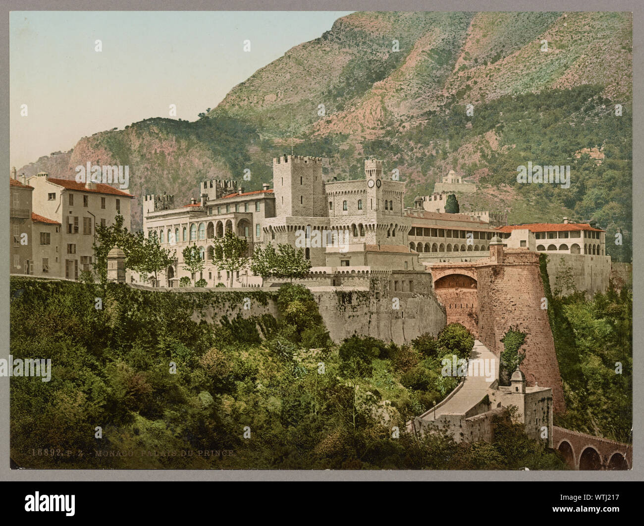 Monaco. Palais du Prince Banque D'Images