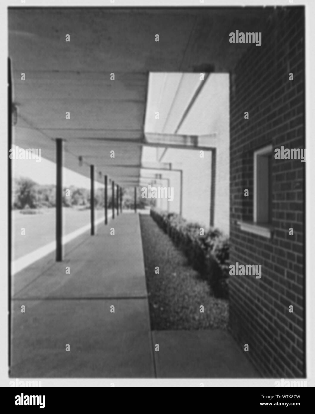 Morgan High School, Clinton, New York. Banque D'Images