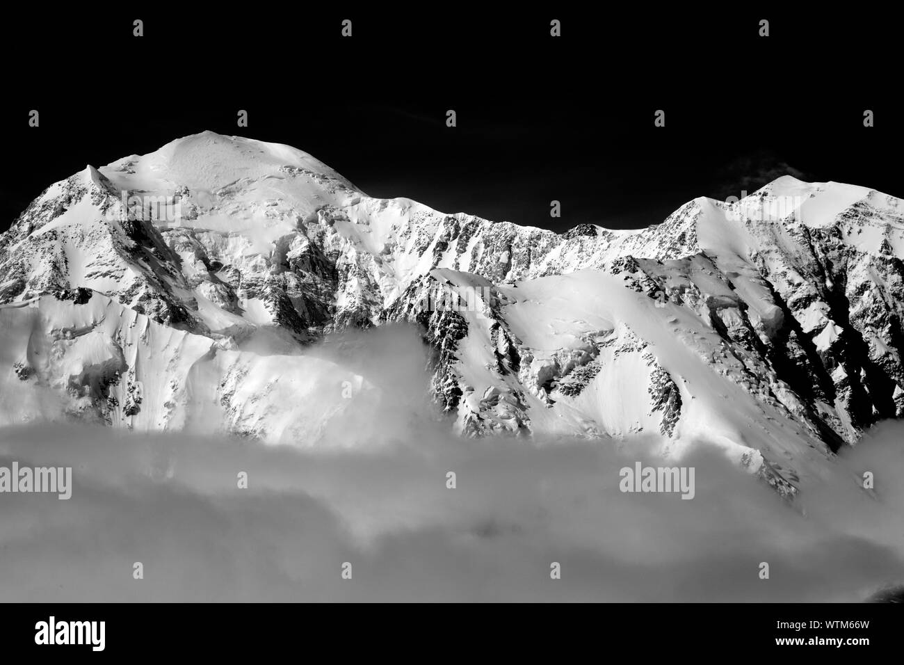 Le Mont McKinley en Alaska, Denali National Park Banque D'Images