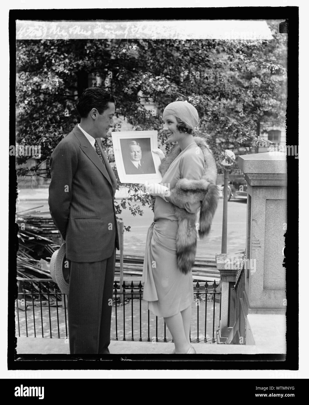 M. et Mme Thalberg (Norma Shearer), 7/25/29 Banque D'Images