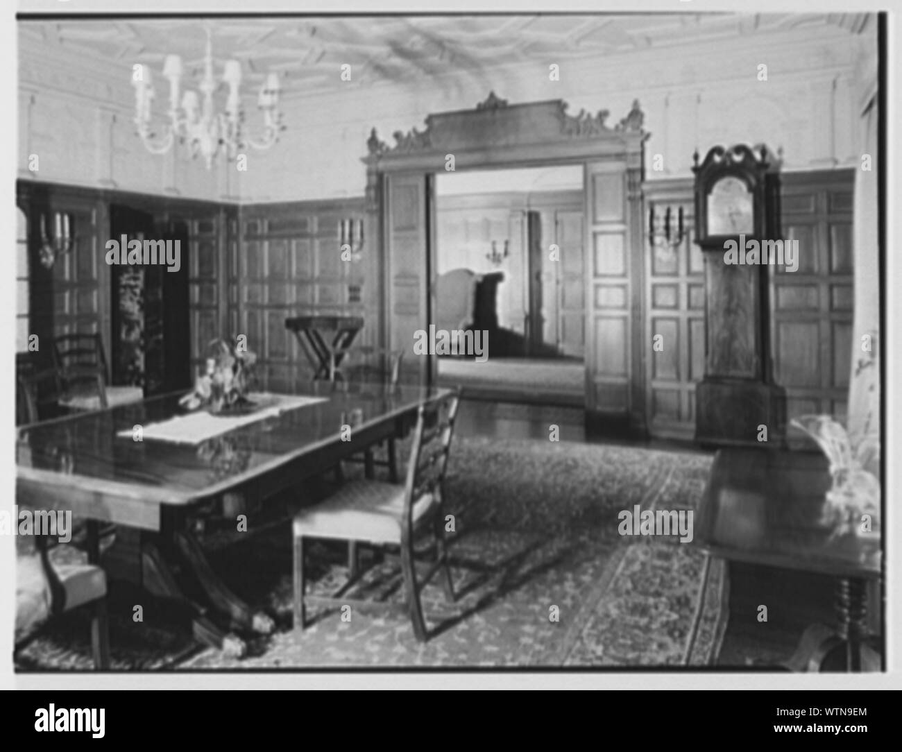 M. et Mme Andrew Johnston, résidence à Portland 16 Pl., Saint Louis, Missouri. Banque D'Images