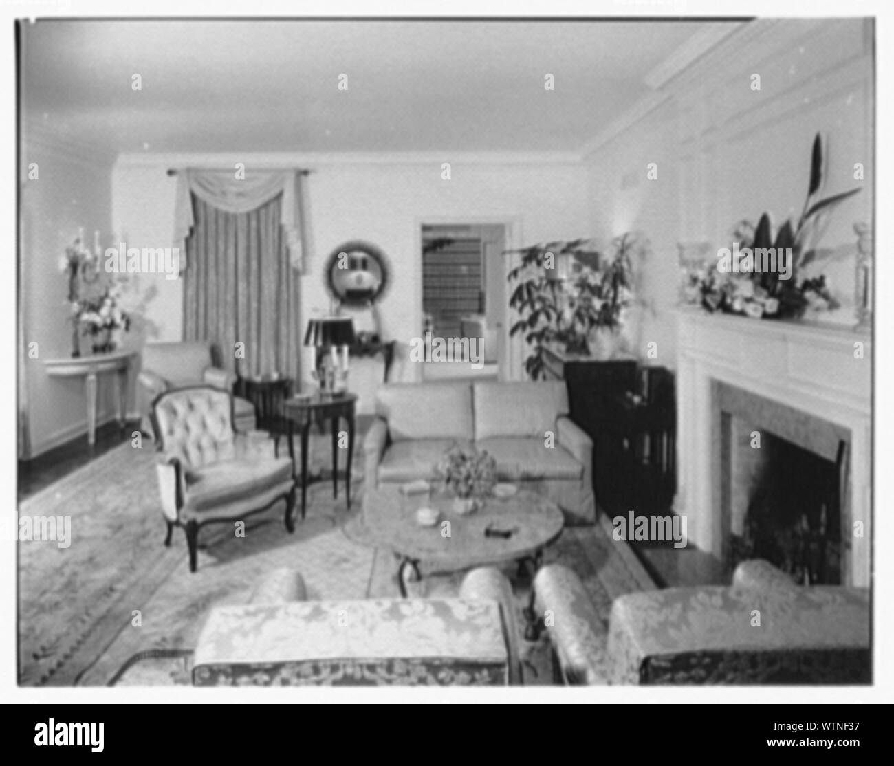 M. et Mme J.E. Kiernan, résidence à Stuart, en Floride. Banque D'Images