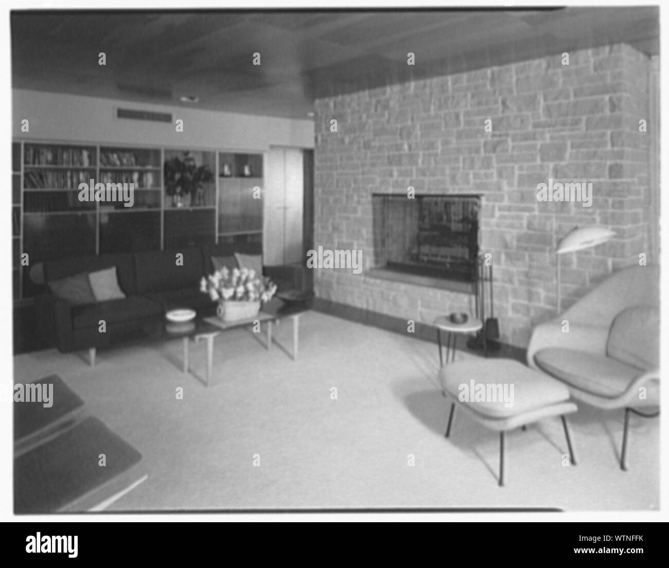 M. et Mme Jack Breard, résidence à Meadowood 4650 Road, Dallas, Texas. Banque D'Images