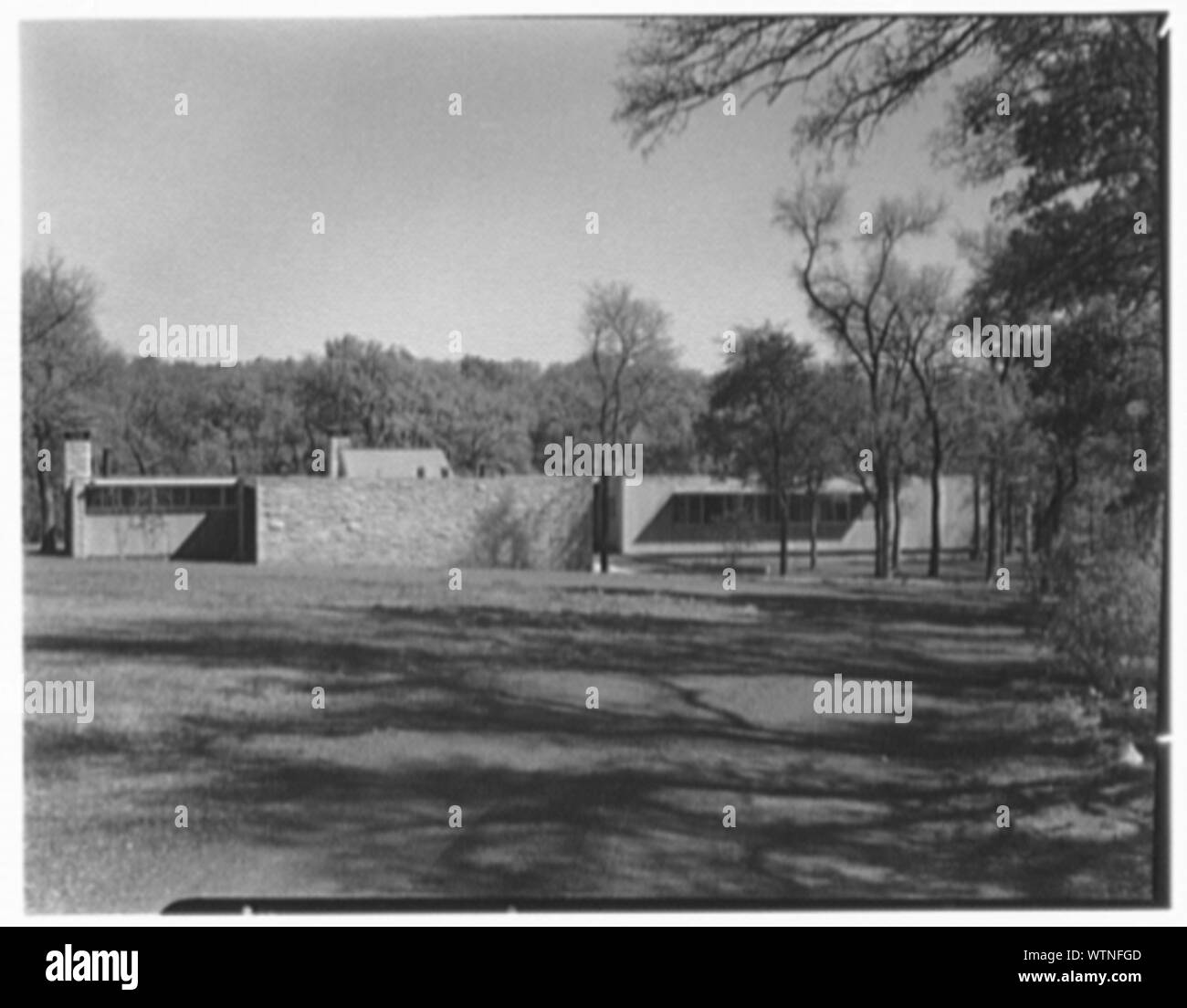 M. et Mme Jack Breard, résidence à Meadowood 4650 Road, Dallas, Texas. Banque D'Images