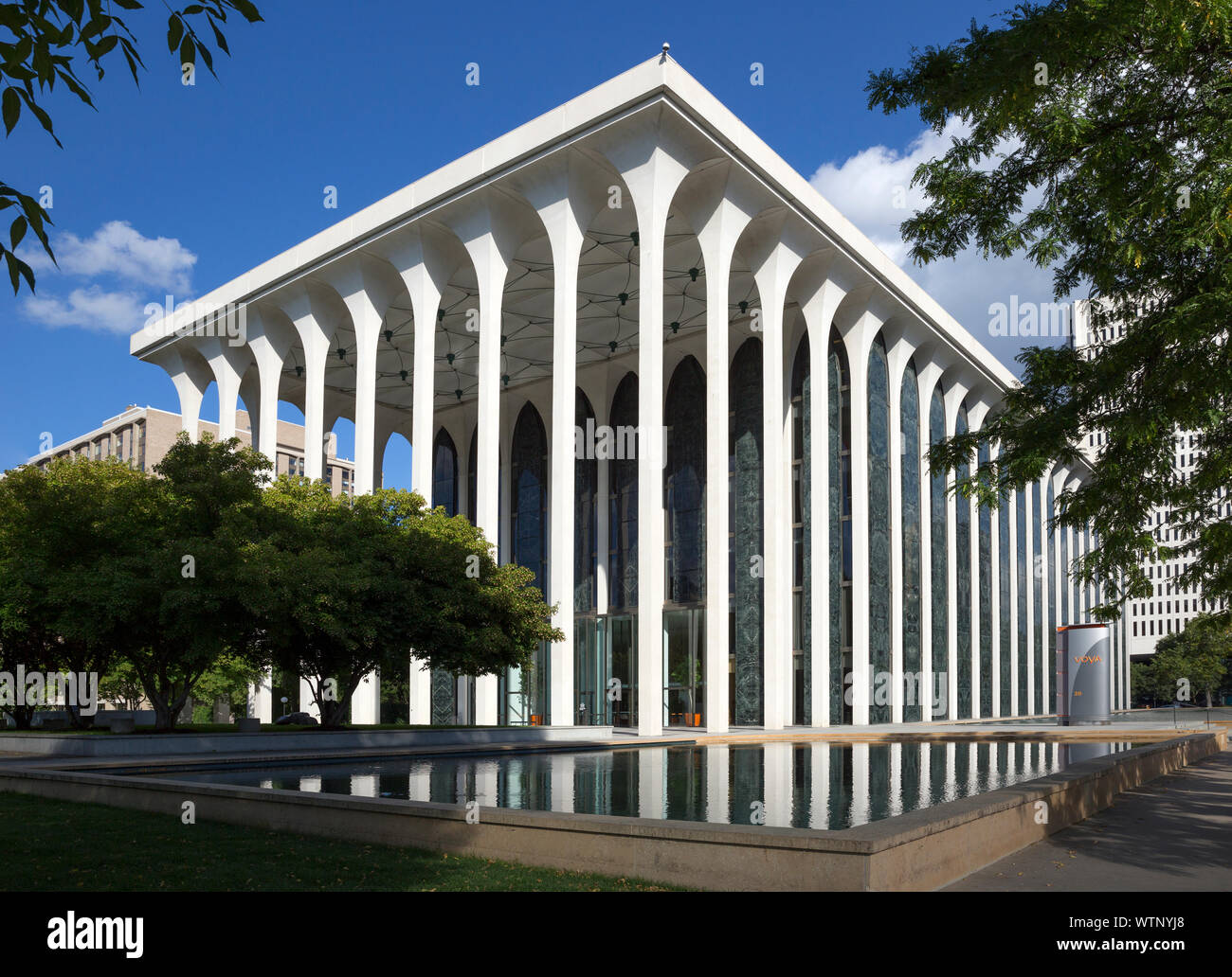 Les années 60 la mi-siècle le nord-ouest de l'édifice de la National moderne conçu par l'architecte Minoru Yamasaki situé dans le centre-ville de Minneapolis, Minneosta. Mi Banque D'Images