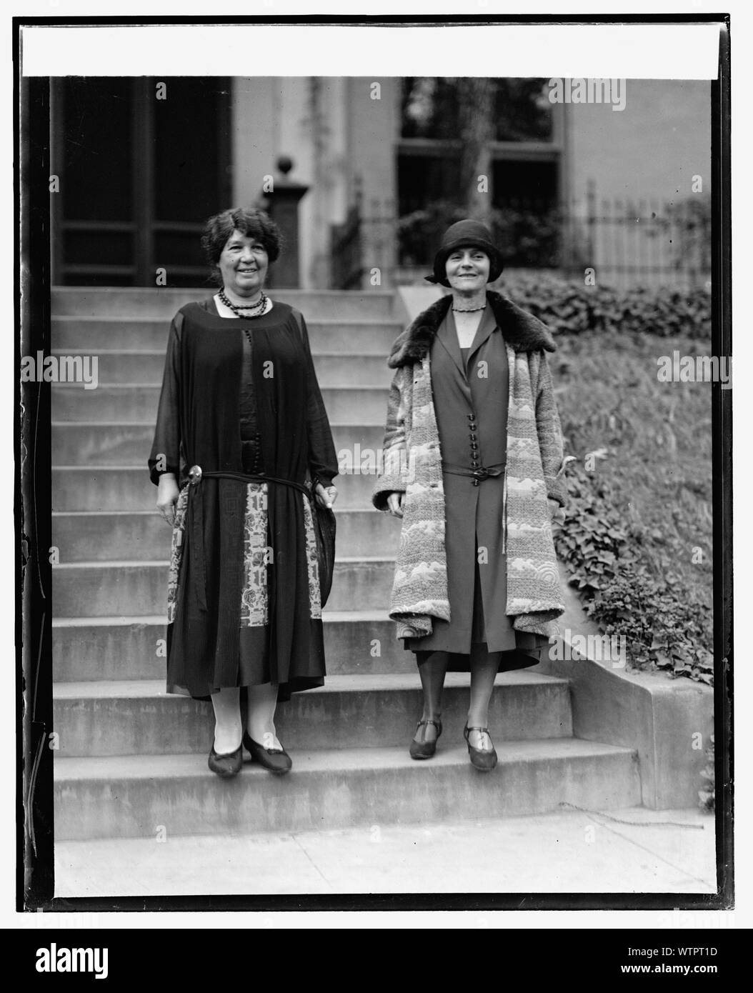 Mme Emmeline Pethick-Lawrence & Mme Jacob Riis, 10/1/25 Banque D'Images